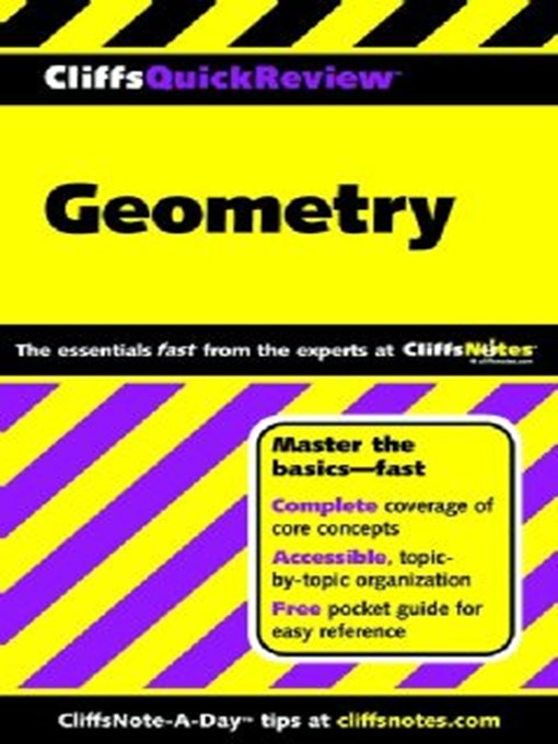 Title details for CliffsQuickReview Geometry by Edward Kohn - Available